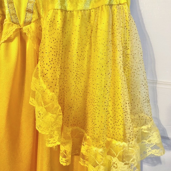 Official Beauty Princess cosplay costume dress golden size medium/Large M/L - Picture 3 of 7